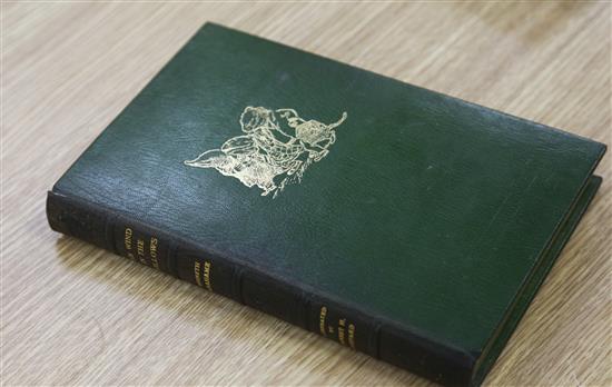 Grahame, Kenneth - The Wind in the Willows, one of 250, illustrated by E.H. Shepard, original green morocco gilt,